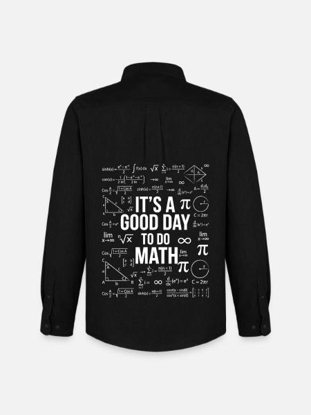 Es un buen día para hacer matemáticas – Mathe Geek Design - Camisa Oxford hombre Stanley/Stella - negro