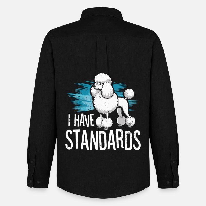 I Have Standards - Männer Oxford Hemd von Stanley/Stella - Schwarz