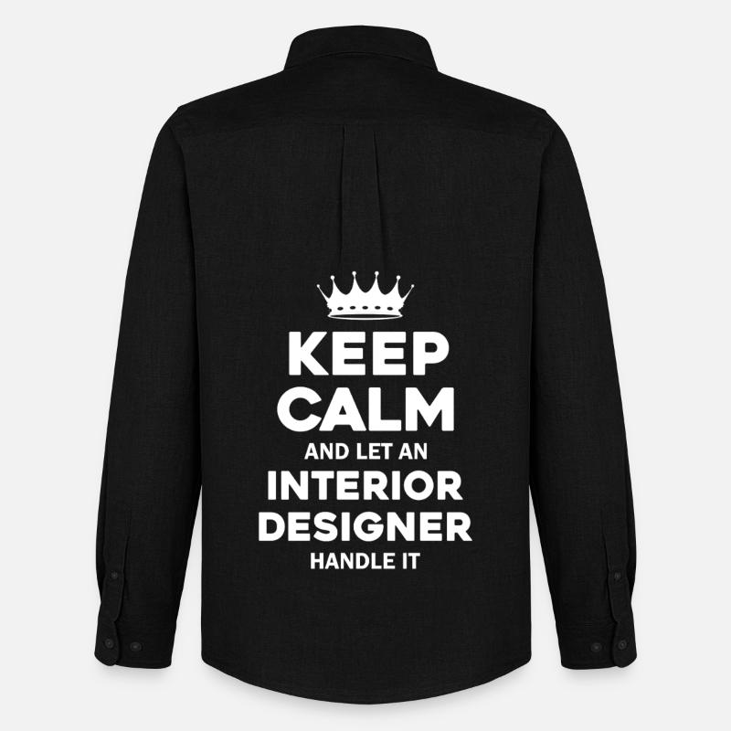 Rest Statement del Interior Designer - Stanley/Stella Camicia Oxford uomo - nero