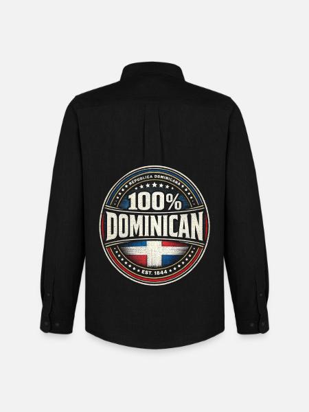 Dominican - Men's Oxford Shirt by Stanley/Stella - black