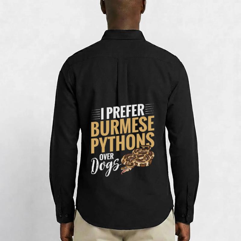 Python birman Stuff Reptile Foos Propriétaire de serpent Chemise Oxford homme Stanley/Stella