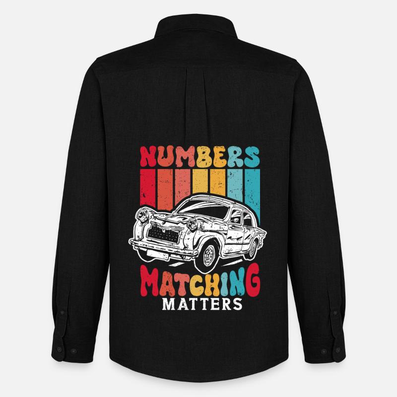Auto Restauration Numbers Matching Matters - Männer Oxford Hemd von Stanley/Stella - Schwarz