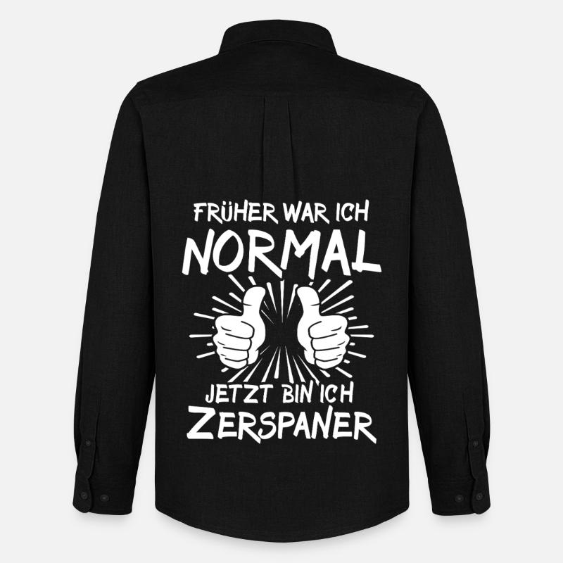 Zerspaner - Männer Oxford Hemd von Stanley/Stella - Schwarz