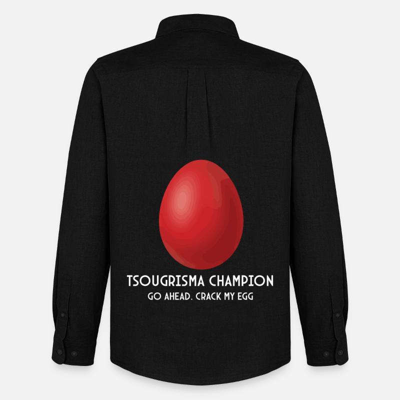 Tsougrisma Champion griechisch-orthodoxer Ostern - Männer Oxford Hemd von Stanley/Stella - Schwarz