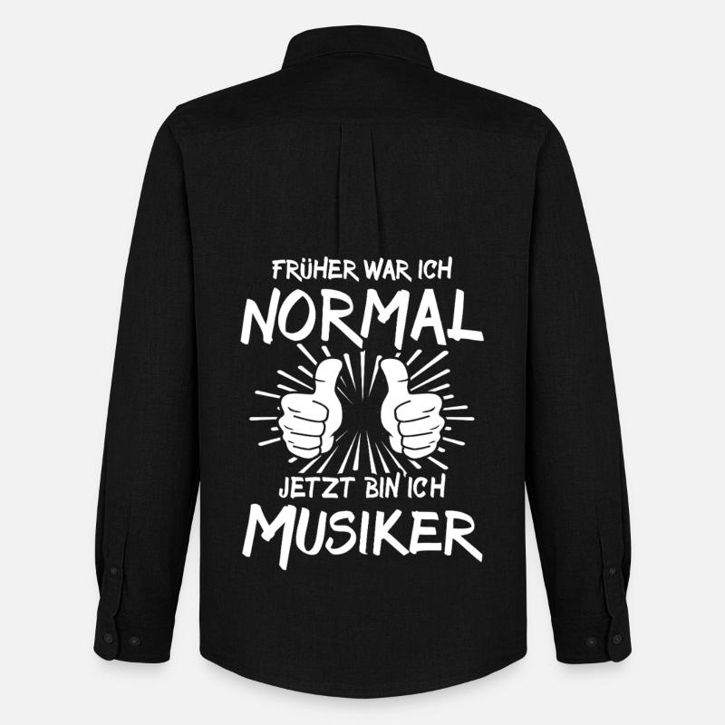 Musiker - Männer Oxford Hemd von Stanley/Stella - Schwarz