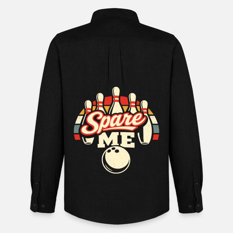 Spare Me - Männer Oxford Hemd von Stanley/Stella - Schwarz