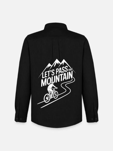 VTT, Descente, Action du cyclisme - Chemise Oxford homme Stanley/Stella - noir