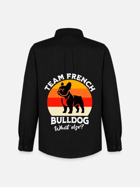 Équipe Bouledogue Français - Chemise Oxford homme Stanley/Stella - noir