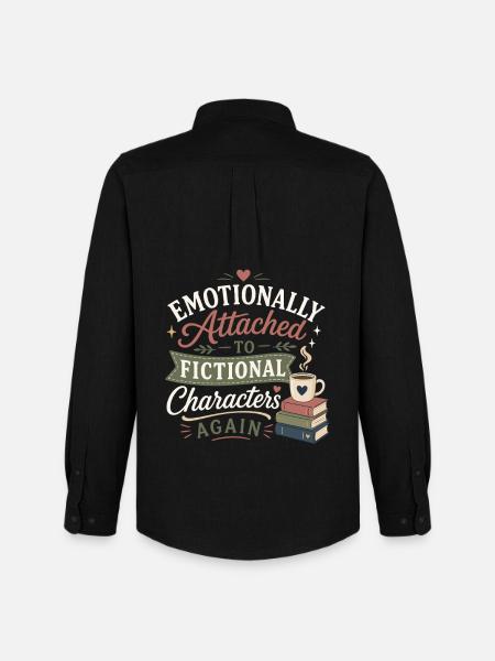 Reading books and novels every day - Men's Oxford Shirt by Stanley/Stella - black