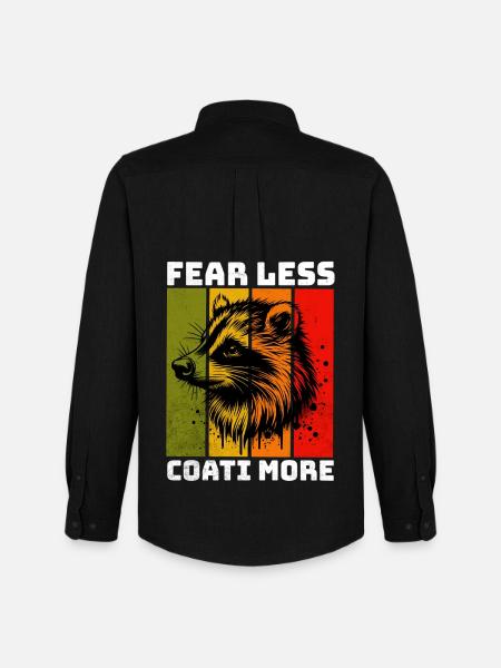 Coati Nasenbär - Men's Oxford Shirt by Stanley/Stella - black