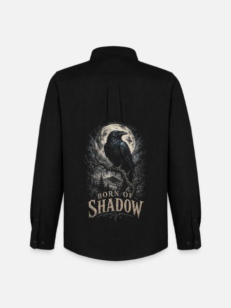 Rabe Raben Born Of Shadow - Men's Oxford Shirt by Stanley/Stella - black