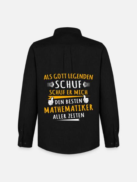 Mathematiker - Männer Oxford Hemd von Stanley/Stella - Schwarz