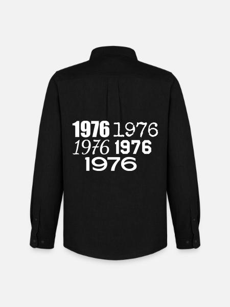 1976 - Men's Oxford Shirt by Stanley/Stella - black