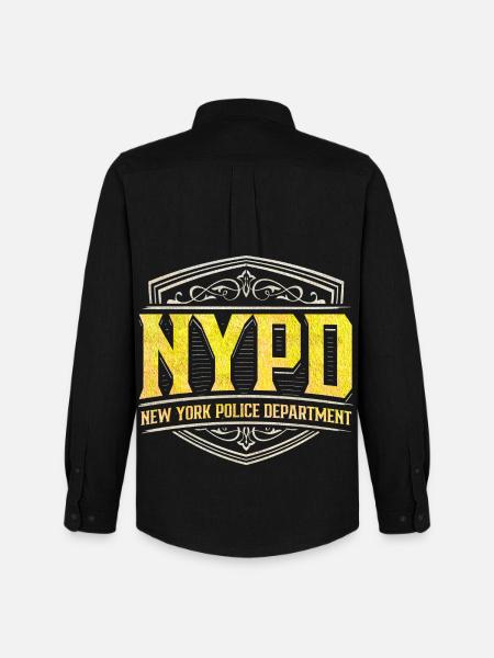 NYPD | Departament Policji w Nowym Jorku - Stanley/Stella koszula Oxford męska - czarny