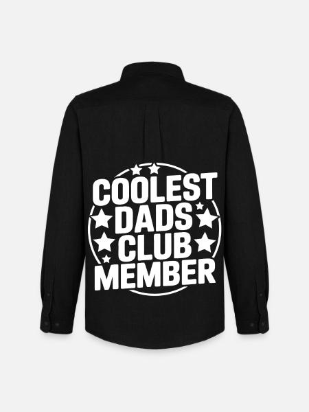 Coolest Dad - Men's Oxford Shirt by Stanley/Stella - black