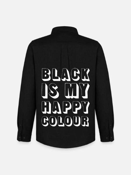 Black is my Happy Colour - Men's Oxford Shirt by Stanley/Stella - black
