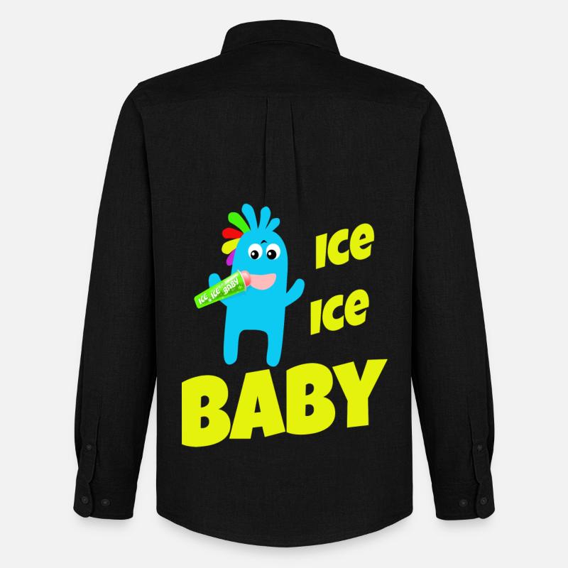 Eis Eis Baby - Männer Oxford Hemd von Stanley/Stella - Schwarz