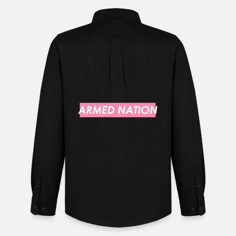SACHET PINK BOX 2020 - Männer Oxford Hemd von Stanley/Stella - Schwarz