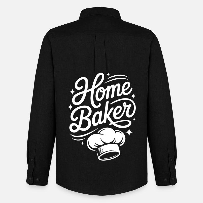 Home Baker – Küchenchef Design - Männer Oxford Hemd von Stanley/Stella - Schwarz