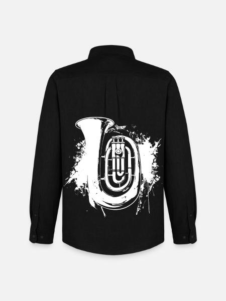 Tuba Graffiti - Chemise Oxford homme Stanley/Stella - noir