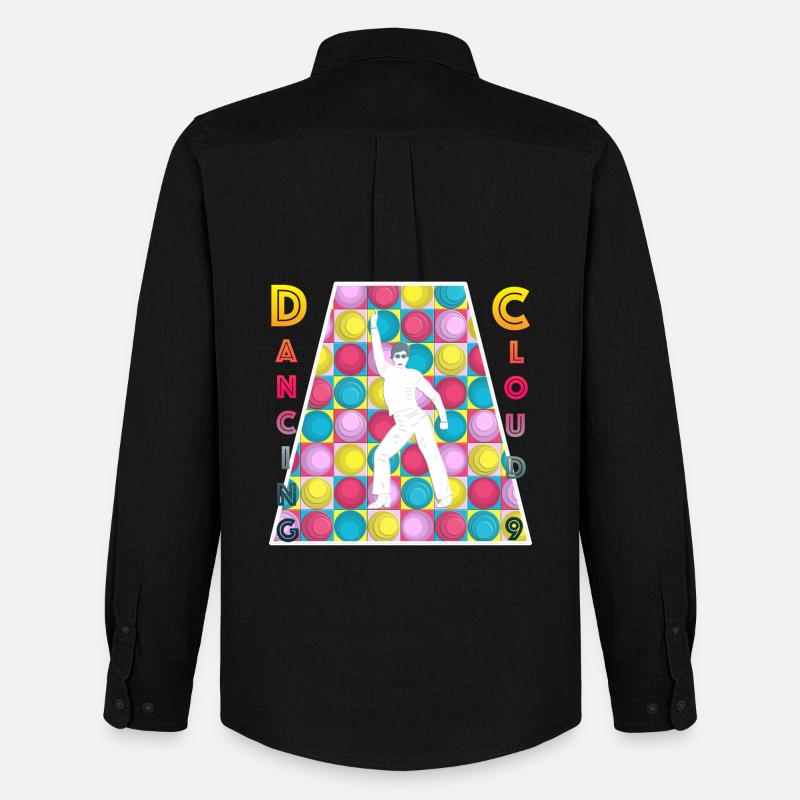 Retro - Disco - Tanzen - 70er Jahre - Männer Oxford Hemd von Stanley/Stella - Schwarz