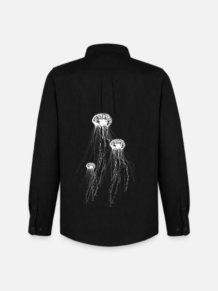 Méduse - Chemise Oxford homme Stanley/Stella - noir