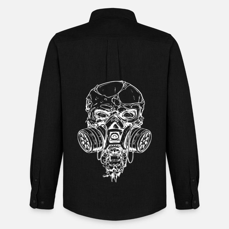 Zombie Jäger - Männer Oxford Hemd von Stanley/Stella - Schwarz
