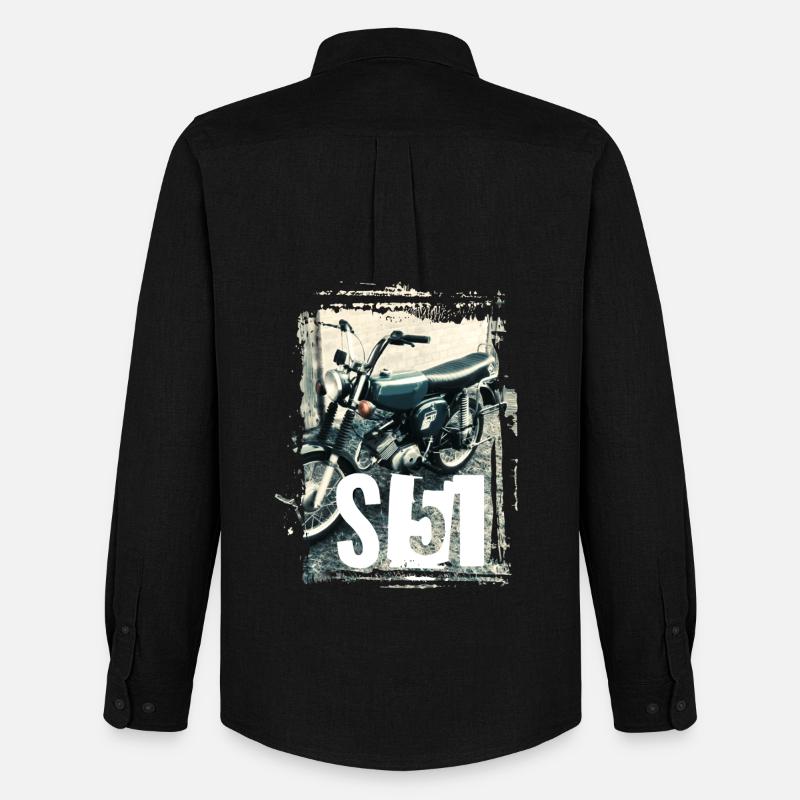 S51 - Grün - Männer Oxford Hemd von Stanley/Stella - Schwarz