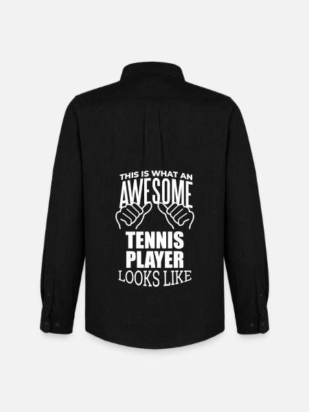 Tennis Tennis Tennis - Chemise Oxford homme Stanley/Stella - noir