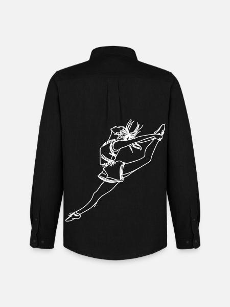 Cheerleadier Girl Sketch - Men's Oxford Shirt by Stanley/Stella - black