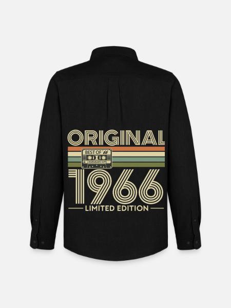 Original 1966 Limited Edition - Men's Oxford Shirt by Stanley/Stella - black
