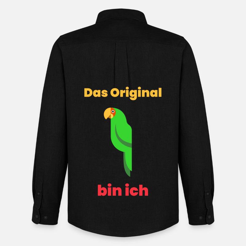 Das Original bin ich - Männer Oxford Hemd von Stanley/Stella - Schwarz