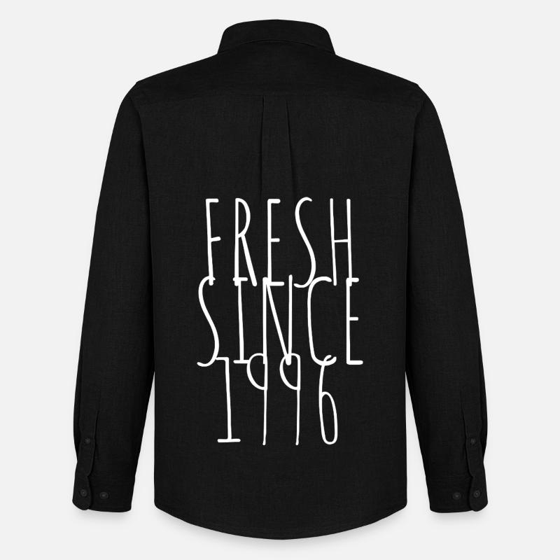 Freschi dal 1996 - Stanley/Stella Camicia Oxford uomo - nero