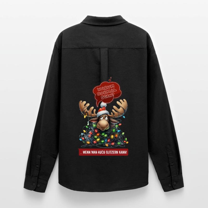 DRÔLE D’ORIGNAL | Pull de Noël | pull moche Chemise Oxford homme Stanley/Stella