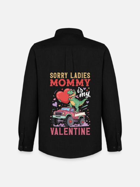 Retro Heart Valentine's Day Design Love - Men's Oxford Shirt by Stanley/Stella - black