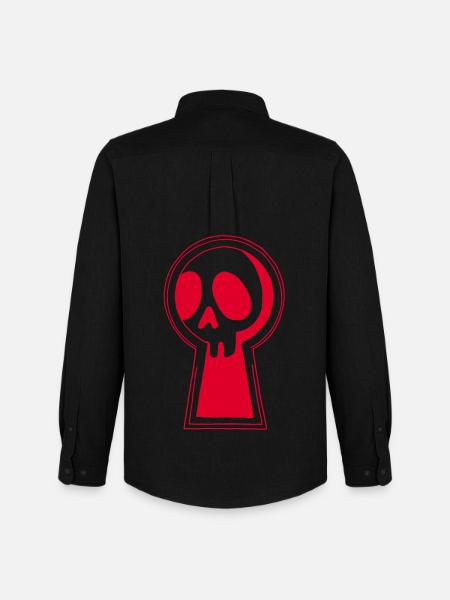 The Red Death is watching us - Men's Oxford Shirt by Stanley/Stella - black