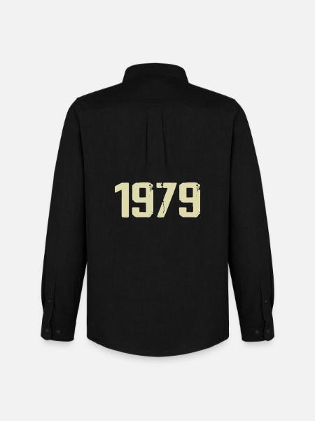 Jubilé 1979 - Chemise Oxford homme Stanley/Stella - noir