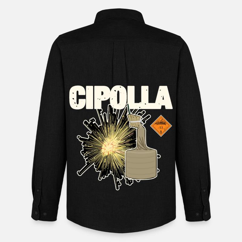 Cipolla Pyro - Stanley/Stella koszula Oxford męska - czarny