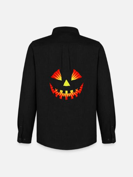 Pumpkin flex - Men's Oxford Shirt by Stanley/Stella - black