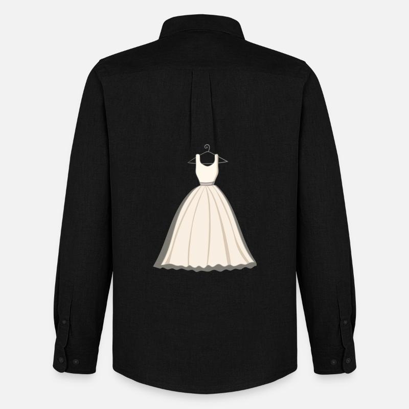 BRAUTKLEID - Männer Oxford Hemd von Stanley/Stella - Schwarz