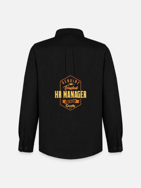 Genuine Trusted HR Manager Design - Men's Oxford Shirt by Stanley/Stella - black