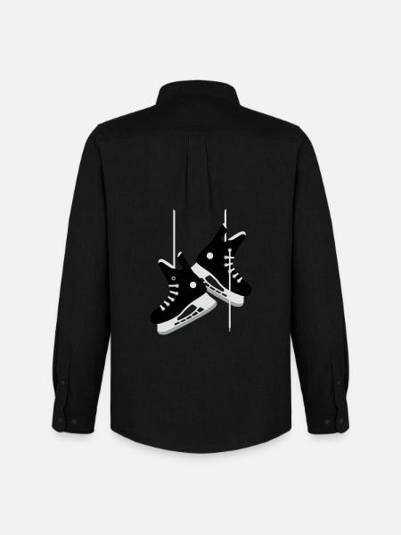 hockey skates - Men's Oxford Shirt by Stanley/Stella - black