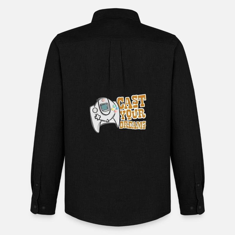 Game Zocken Geschenk - Männer Oxford Hemd von Stanley/Stella - Schwarz