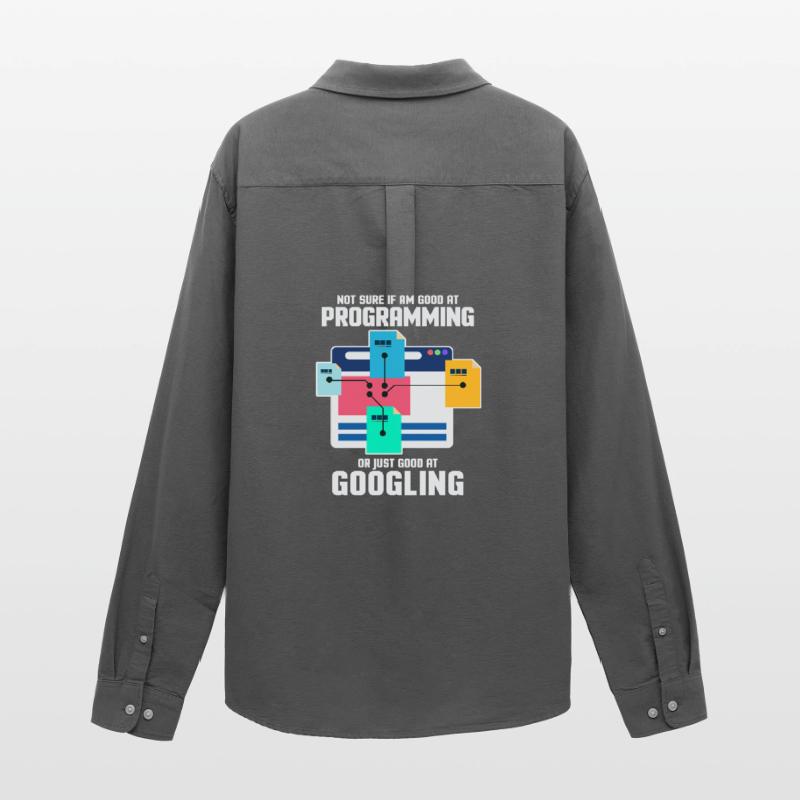 Programmer Programming IT Computer Gift Men's Oxford Shirt by Stanley/Stella