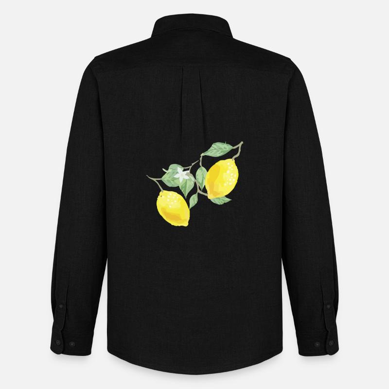 Limoni - Stanley/Stella Camicia Oxford uomo - nero