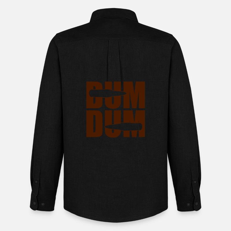 Dum Dum - Männer Oxford Hemd von Stanley/Stella - Schwarz