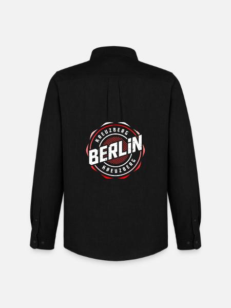 Berlin Kreuzberg - Men's Oxford Shirt by Stanley/Stella - black