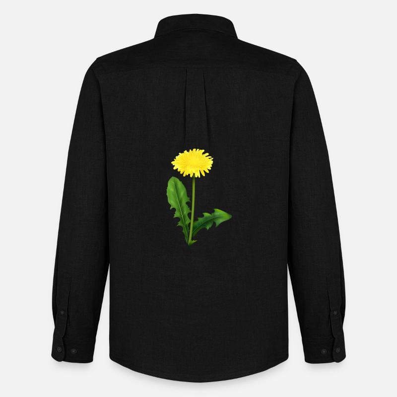 Löwenzahn | dandelion - Männer Oxford Hemd von Stanley/Stella - Schwarz