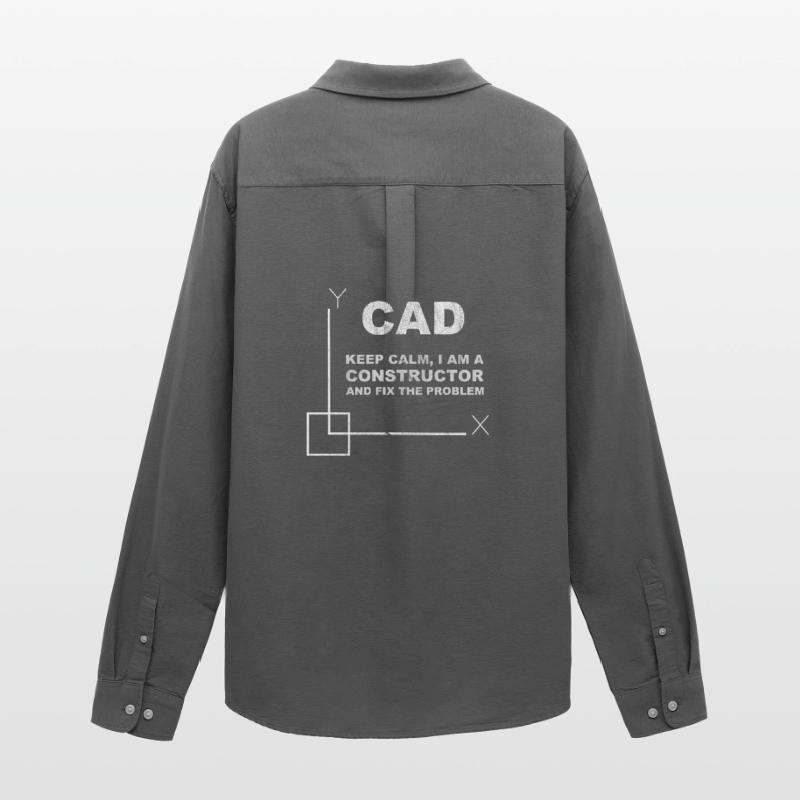 CAD Keep Calm Constructor Engineering Chemise Oxford homme Stanley/Stella