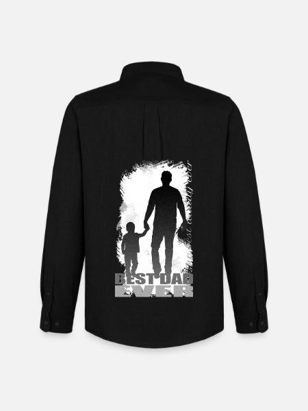 Daddy best dad ever boy - Men's Oxford Shirt by Stanley/Stella - black